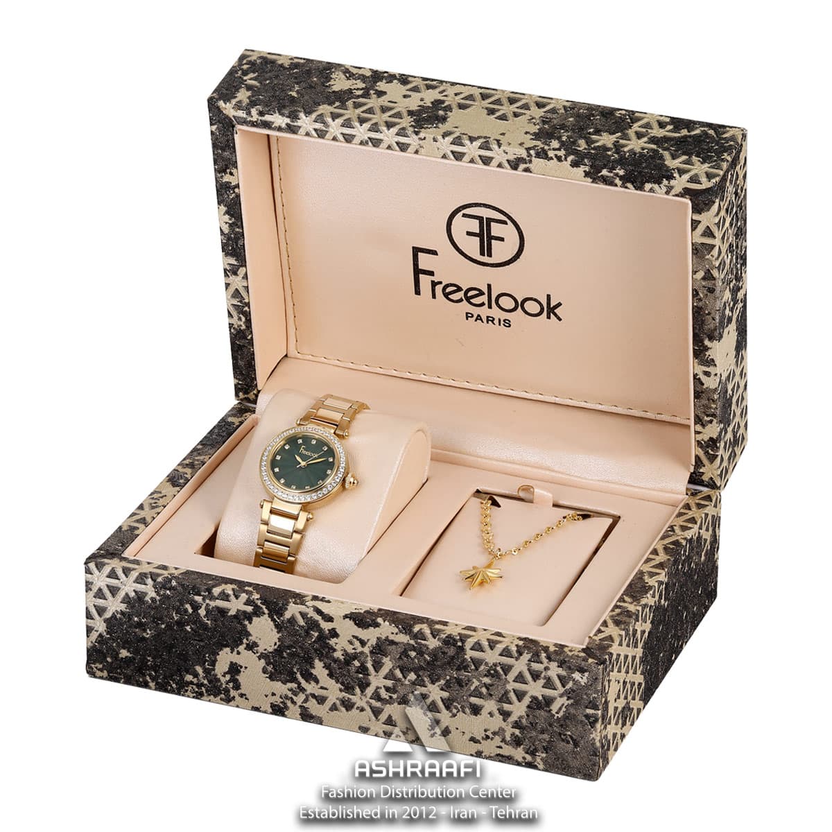 ست ساعت و گردنبند فری لوک Freelook FL.4.10005-5SET150
