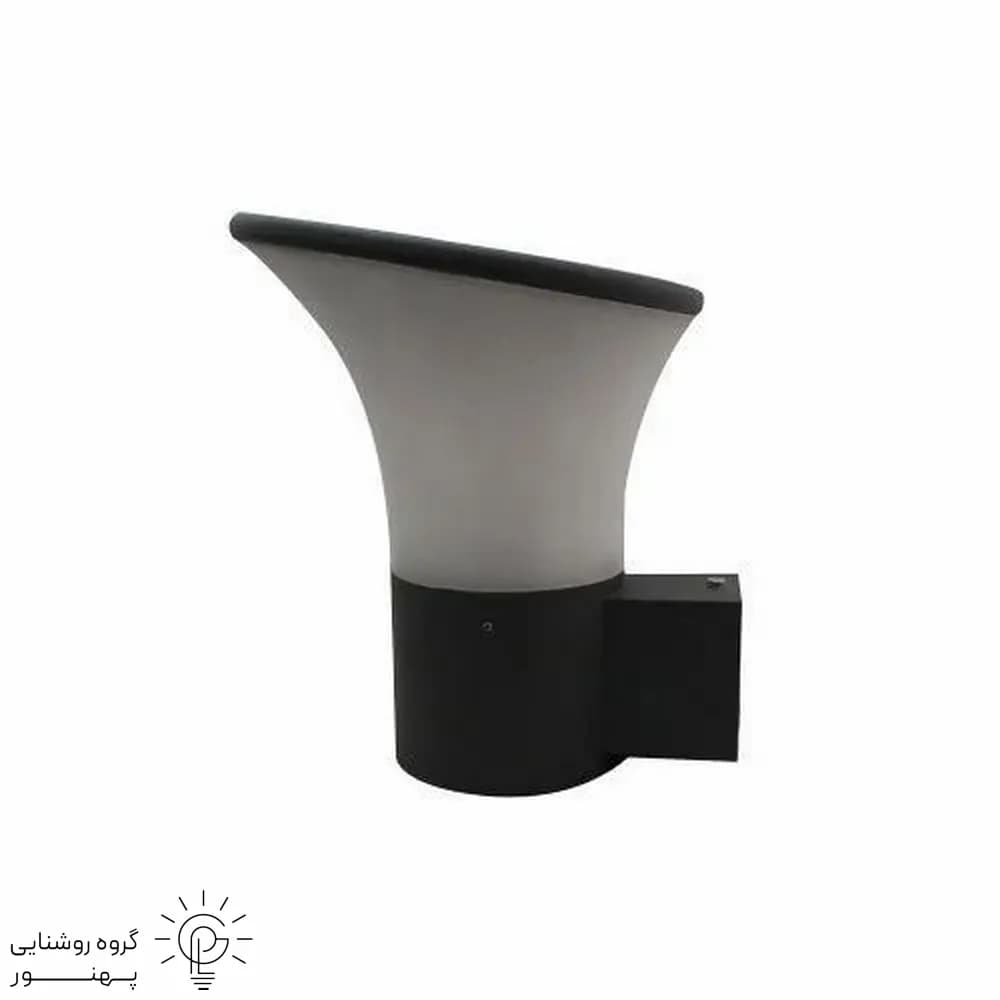 چراغ دیواری حیاطی قارچی مورب ننول مدل ZEN.G.225