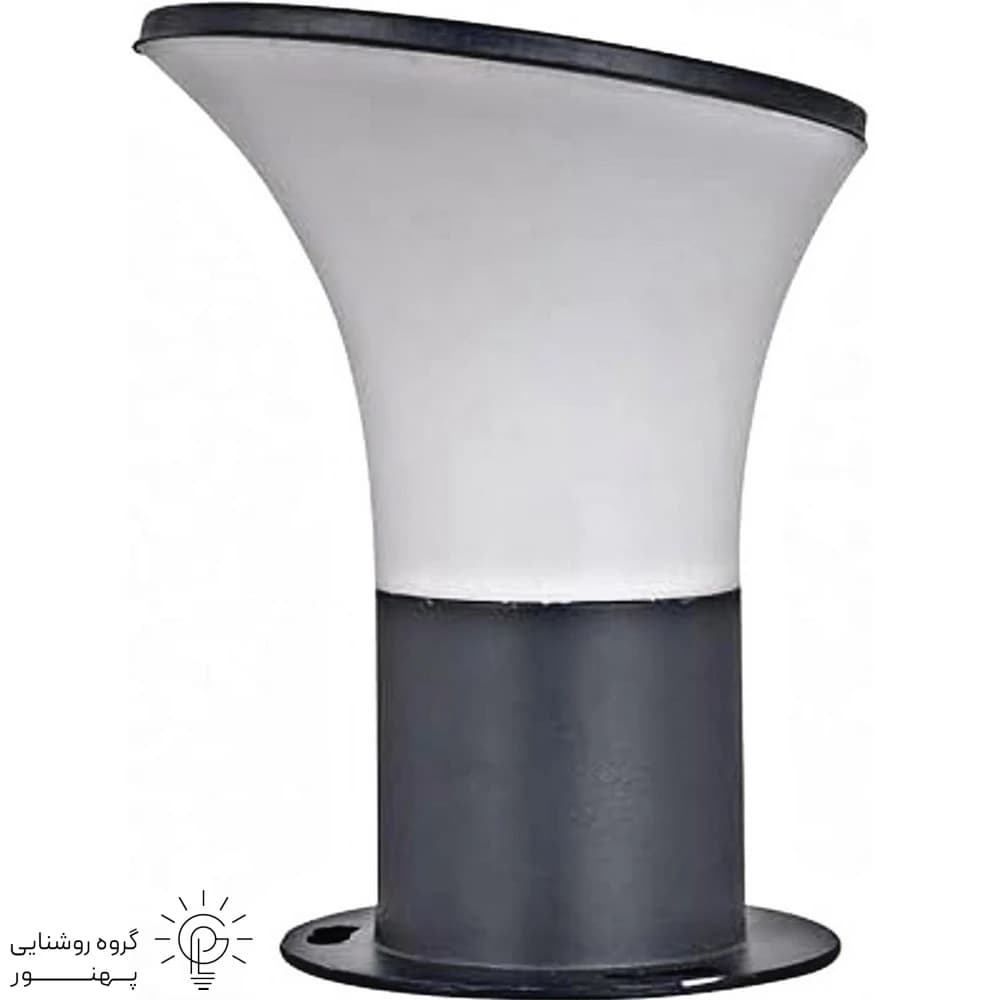 چراغ حیاطی پایه دار قارچی مورب 30 سانتی متر NENOL مدل ZNE.G.221