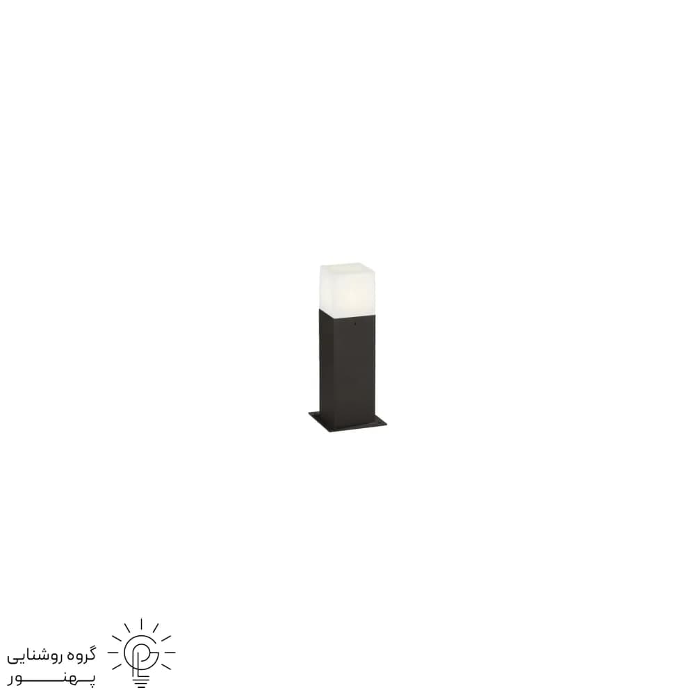 چراغ حیاطی پایه دار مکعب 30 سانتی NONEL مدل ZEN.G.211