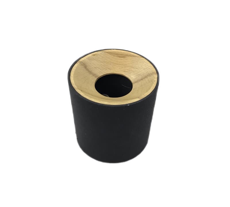 چراغ سقفی رو کار گرد استوانه ای GU10 فلز داخل چوب قطر 8CM کد408 — تصویر ۳