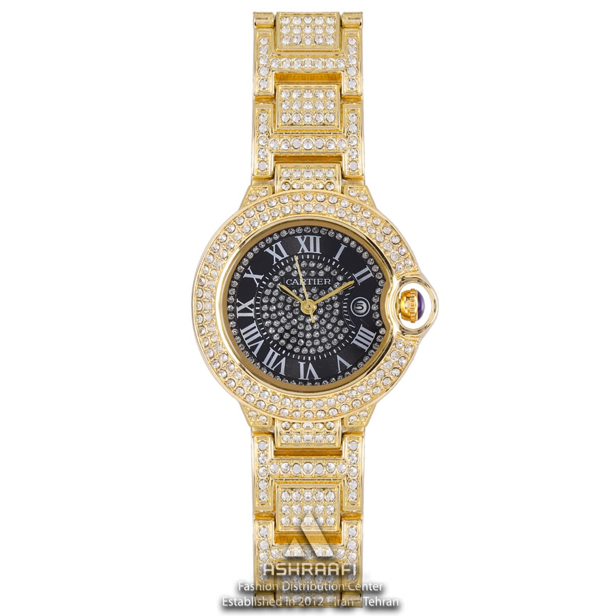 ساعت کارتیه بالن بلو Cartier Ballon Bleu Full Diamond-27