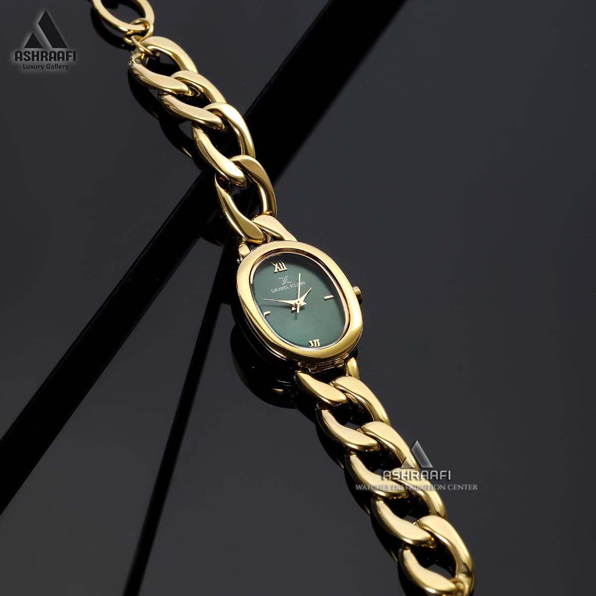 ساعت دنیل کلین صفحه سبز Daniel Klein DK.1.13915-4 — تصویر ۲
