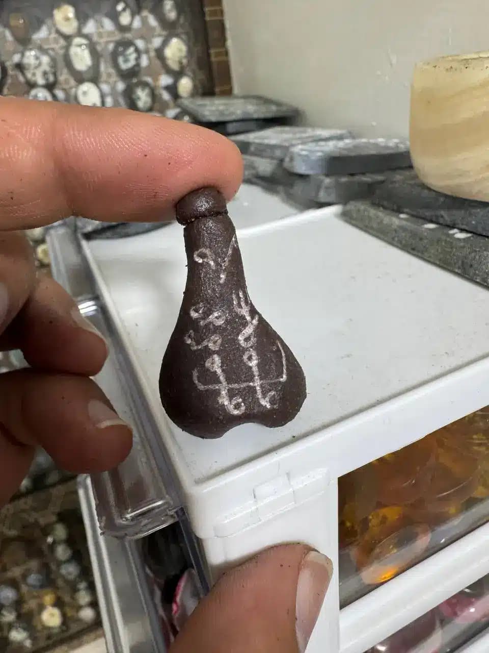 سنگ هبهاب جنسی اصل کار شده به طلسم صبی