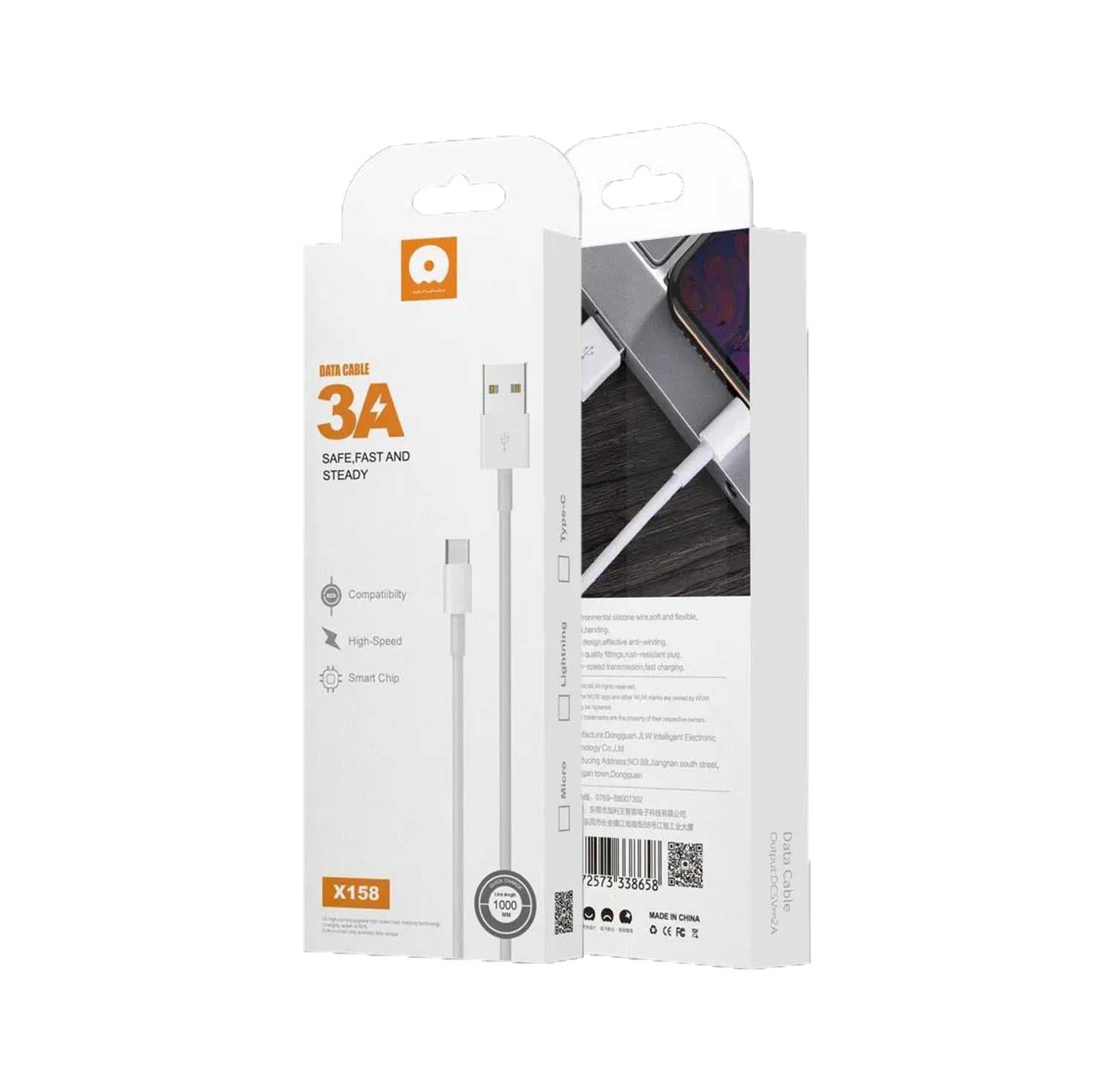 کابل اندروید (میکرو) 1 متری WUW X158