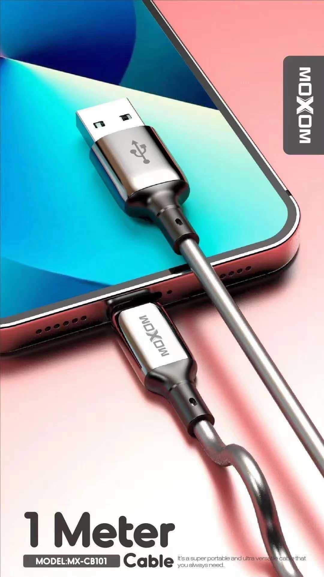 کابل آیفون (لایتنینگ) MoXoM MX-CB101 — تصویر ۲