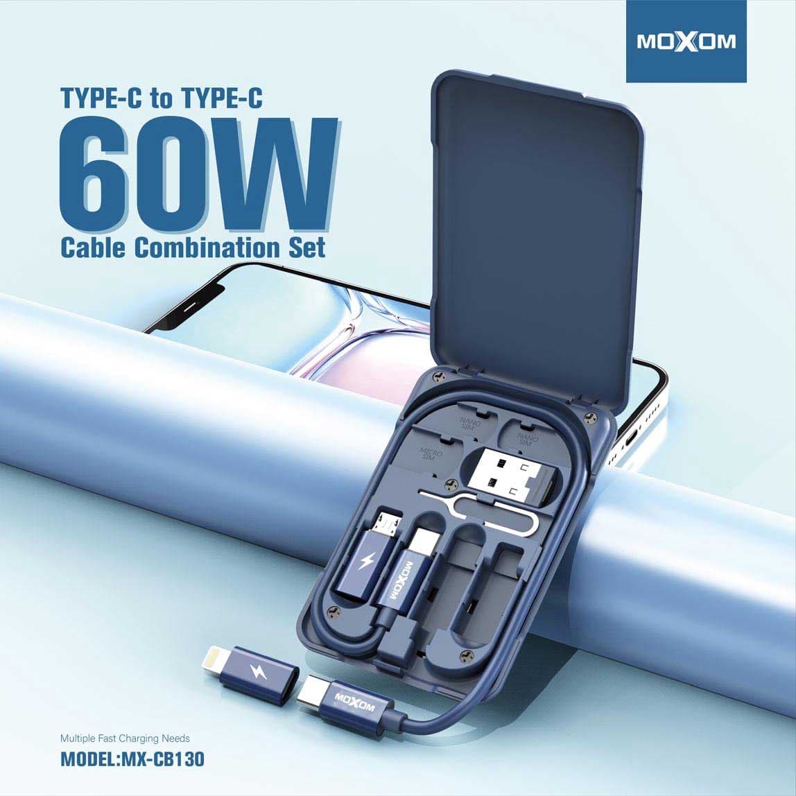 پک کابل و تبدیل MoXoM MX-CB130 Type-C — تصویر ۸