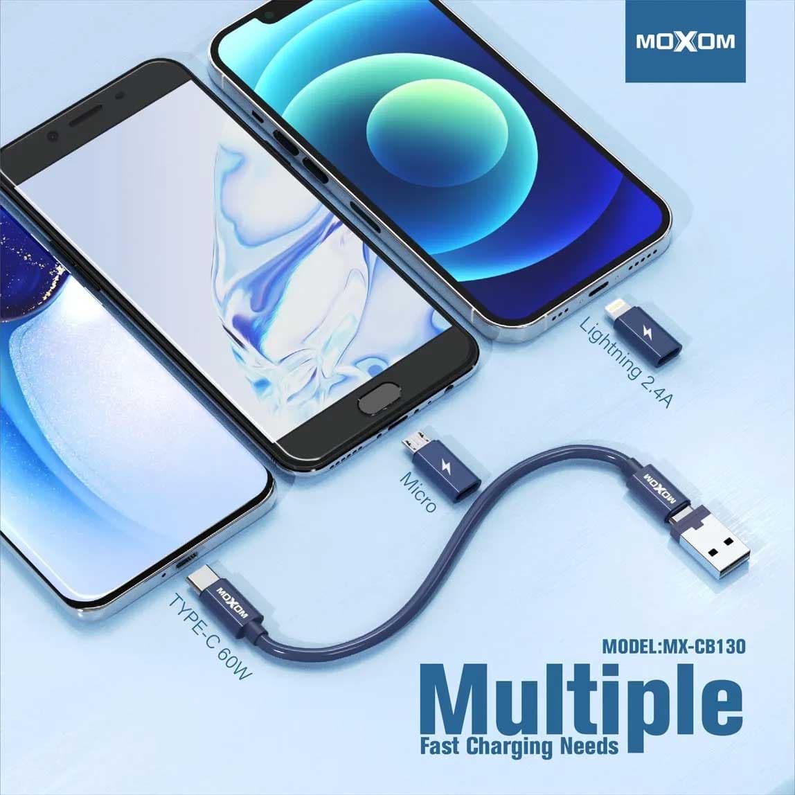 پک کابل و تبدیل MoXoM MX-CB130 Type-C — تصویر ۴