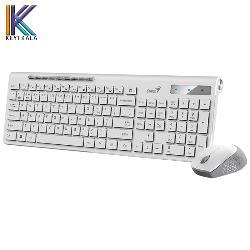 کیبورد و موس بی سیم genius مدل slimstar 8230