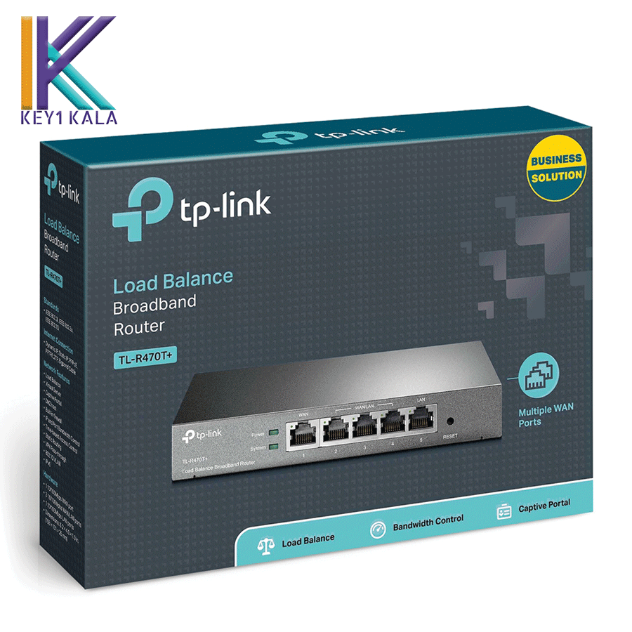 Tp-Link Router and Load Balancer TL-R470T Plus — تصویر ۴