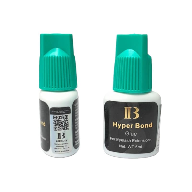چسب اکستنشن مژه آی‌بی مدل Hyper Bond – درب فیروزه‌ای — تصویر ۳