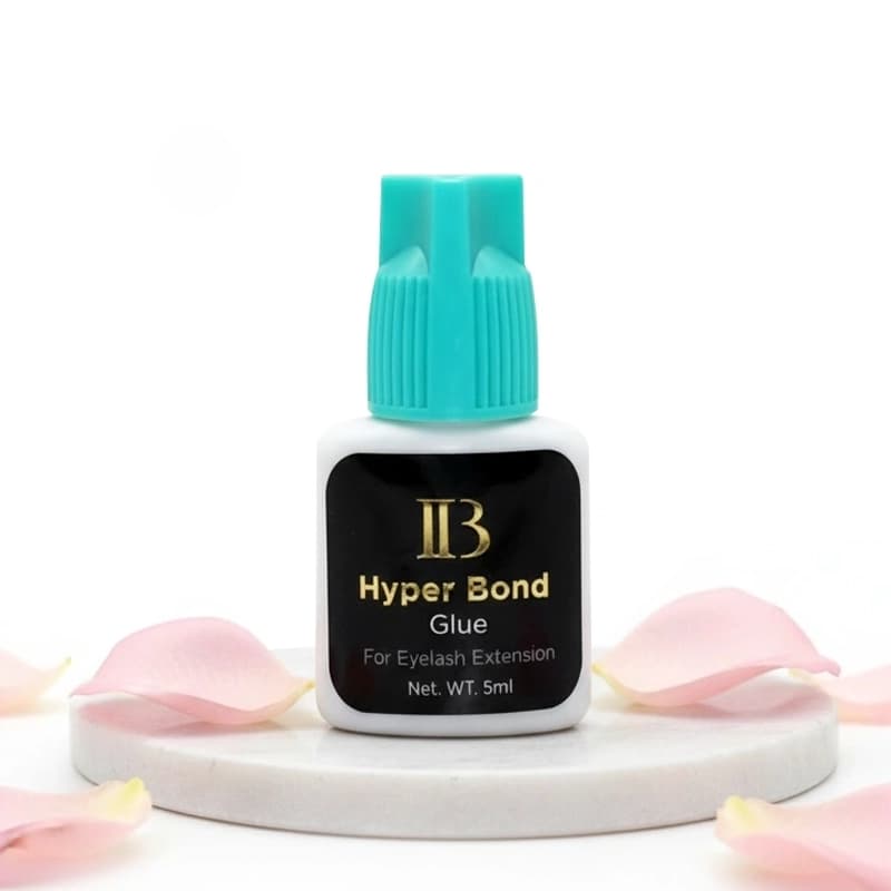 چسب اکستنشن مژه آی‌بی مدل Hyper Bond – درب فیروزه‌ای — تصویر ۲