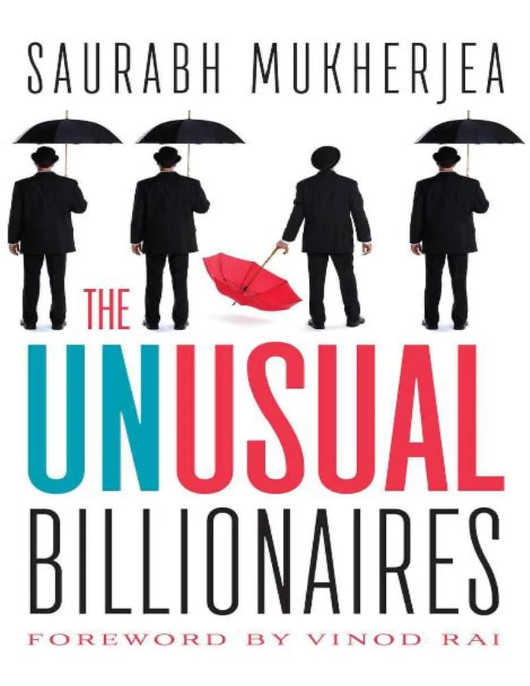 کتاب The Unusual Billionaires (میلیاردرهای غیرمعمول) نسخه انگلیسی PDF | سوراب موکرجی