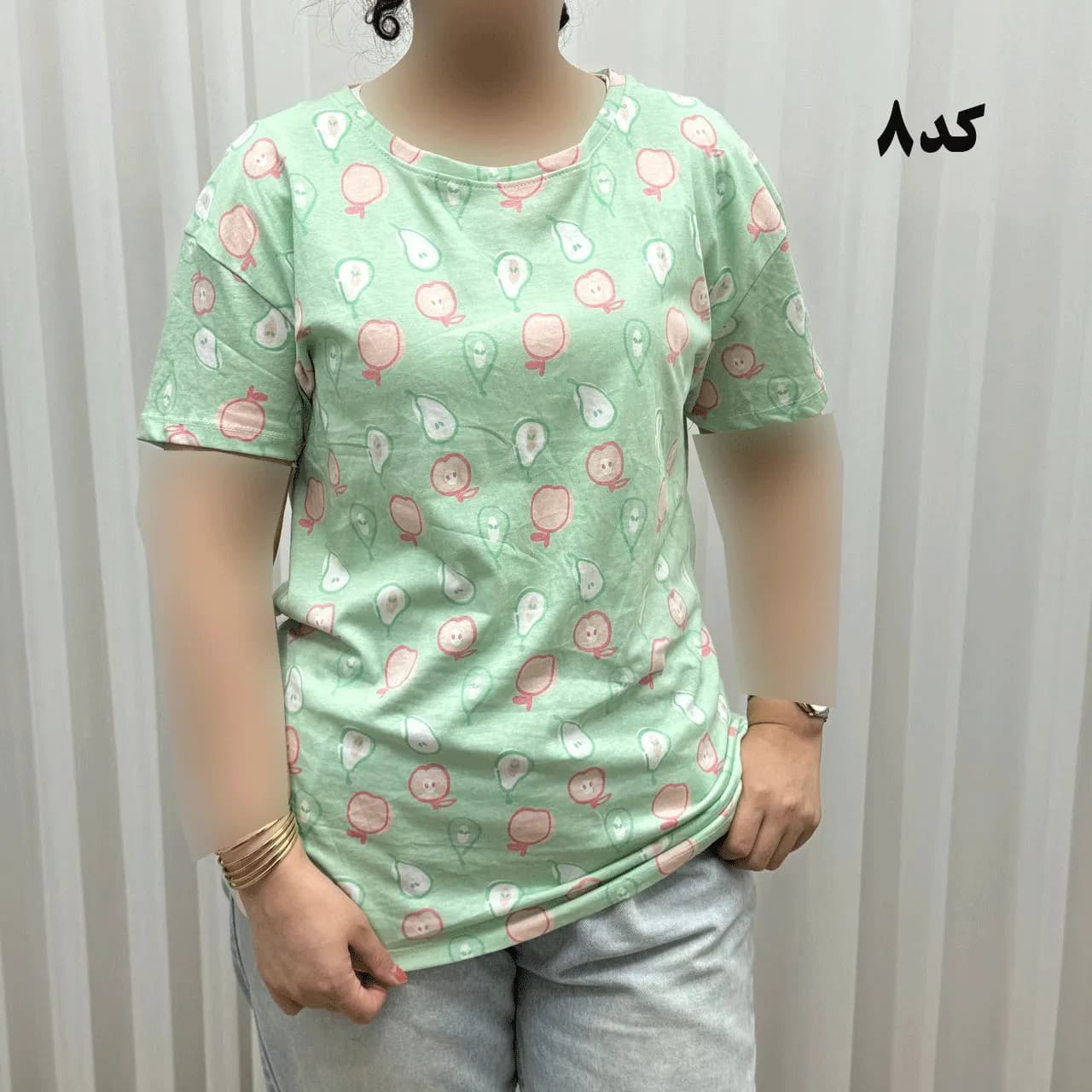 تیشرت طرحدار H&M کد 1170 آبرفت و رنگ رفت ندارد چروک نمیشود سایزبندی کامل S تا XXXL — تصویر ۴