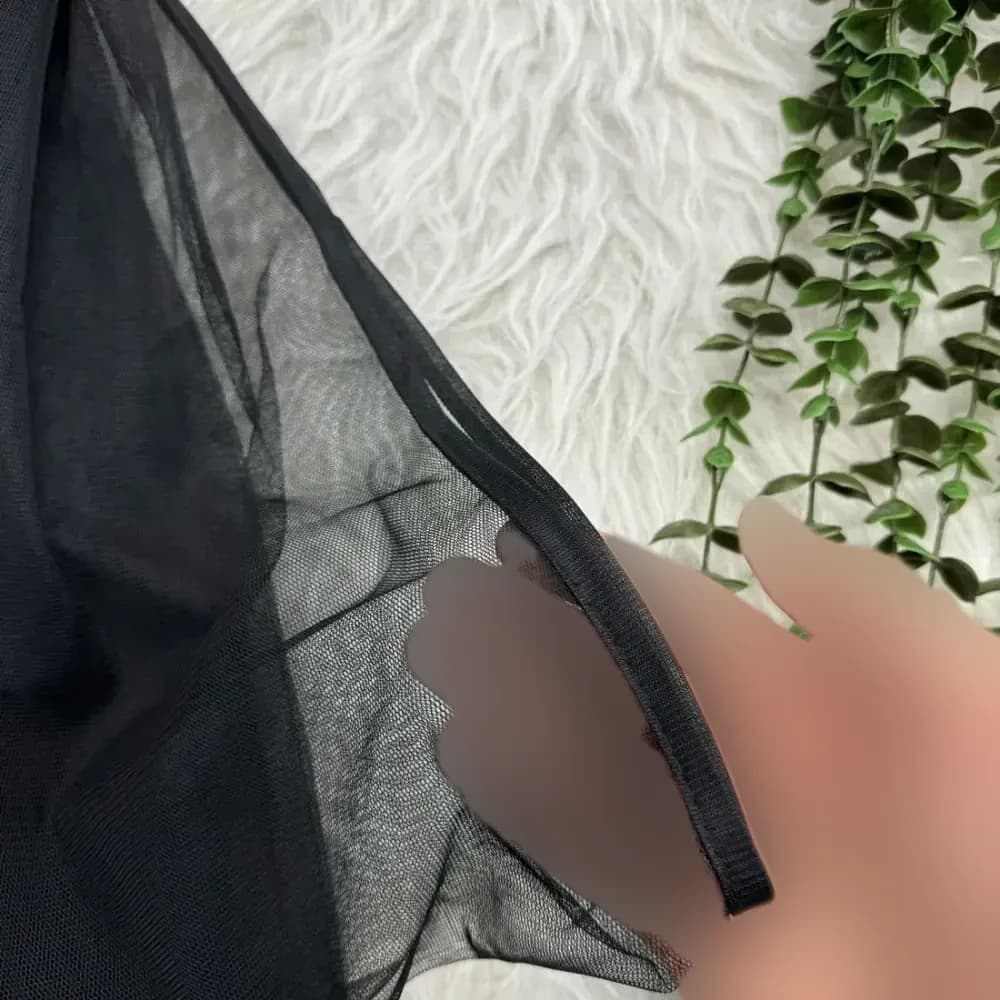 شال توری ساده قواره بزرگ ابعاد 75 در 190 سانتیمتر جنس تور گیپور — تصویر ۳