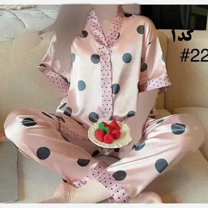 بلوز شلوار ساتن وارداتی زنانه کد 1277 شیک و راحت چهارفصل سایز XL 2XL — تصویر ۸