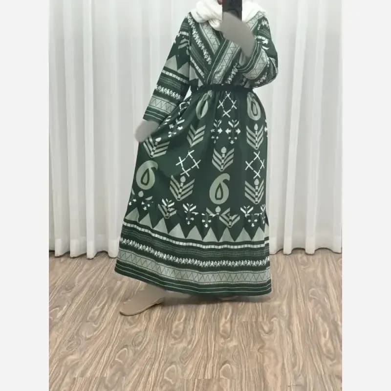 پیراهن ساحلی ترمه آسمانی بوگاتی فری سایز تا 48 شیک و راحت چهارفصل بدون آبرفت و چروک — تصویر ۱۰