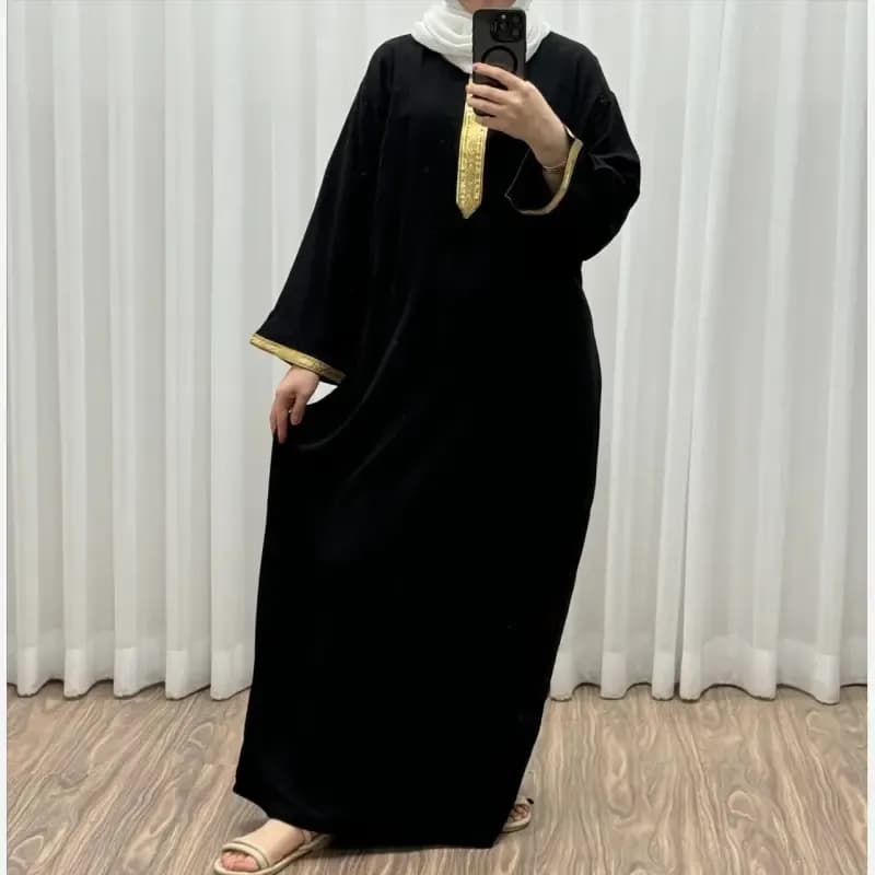 پیراهن ساحلی نخی شسته شده فری سایز زنانه تا سایز 52 کمربنددار بدون آبرفت و رنگ رفت — تصویر ۹