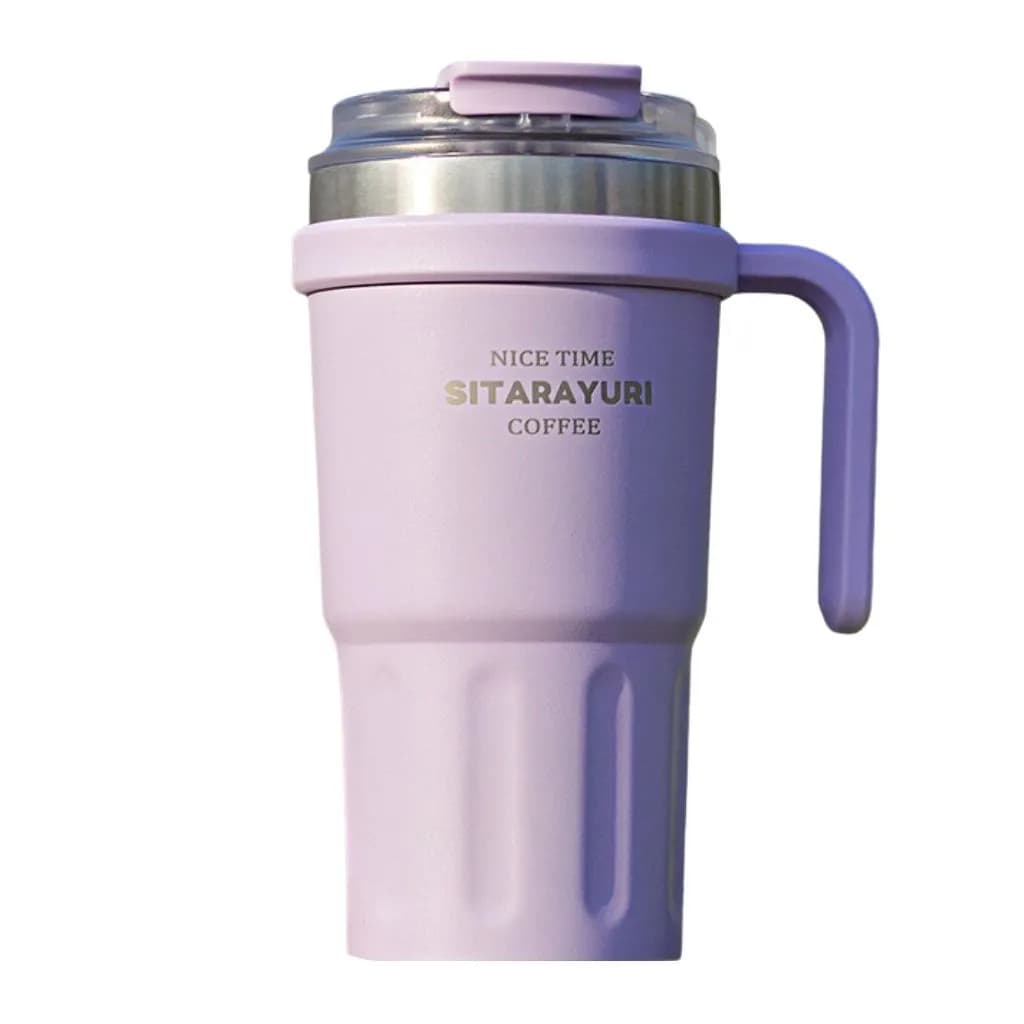 تامبلر شیار دار سیتارایوری دو حالته دسته دار 600ml — تصویر ۶
