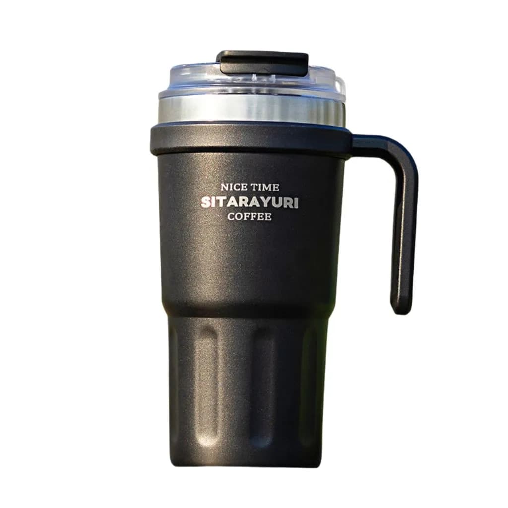 تامبلر شیار دار سیتارایوری دو حالته دسته دار 600ml