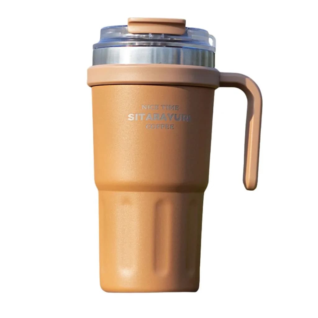 تامبلر شیار دار سیتارایوری دو حالته دسته دار 600ml — تصویر ۵