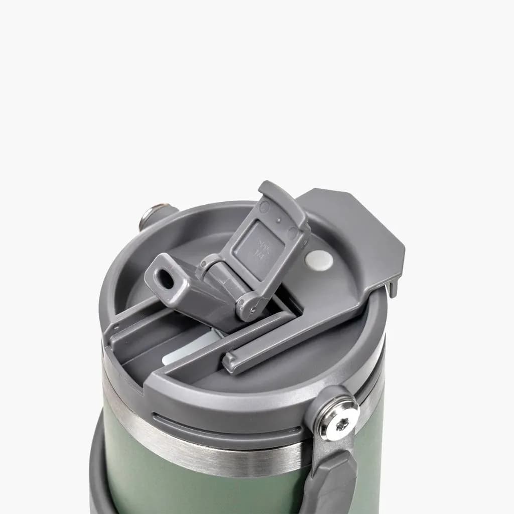 تراول ماگ استیل دو حالته تایسو 1200ML دسته دار — تصویر ۲