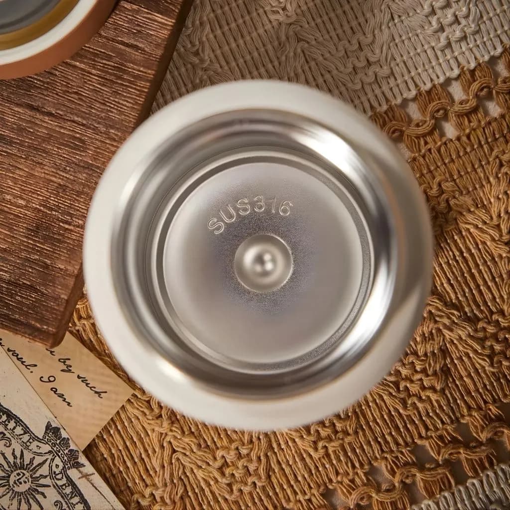مینی فلاسک استیل Diyi طرح تدی گنجایش 280Ml — تصویر ۳