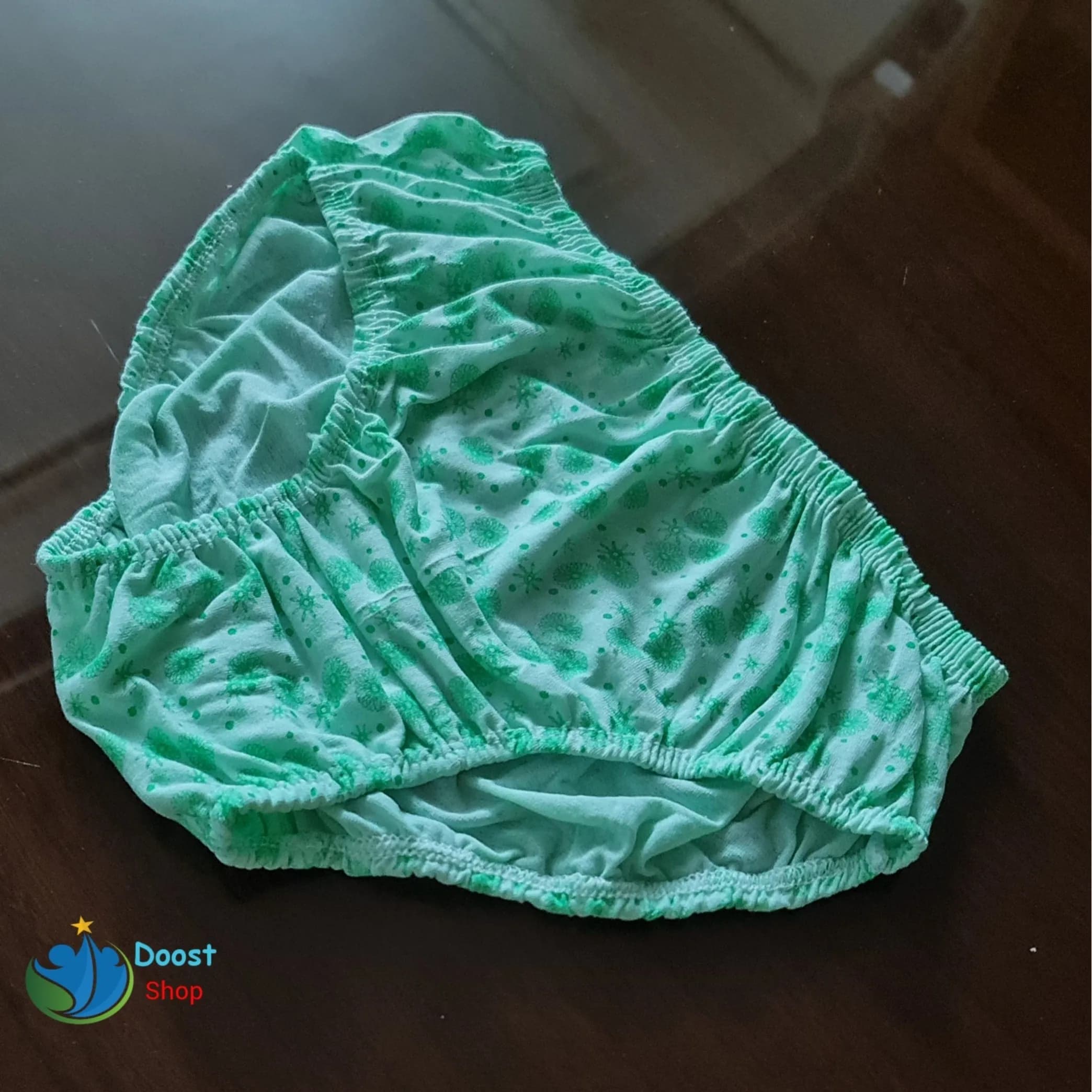 شورت نخی زنانه طرح دار سایز بزرگ 42 تا 52 — تصویر ۸