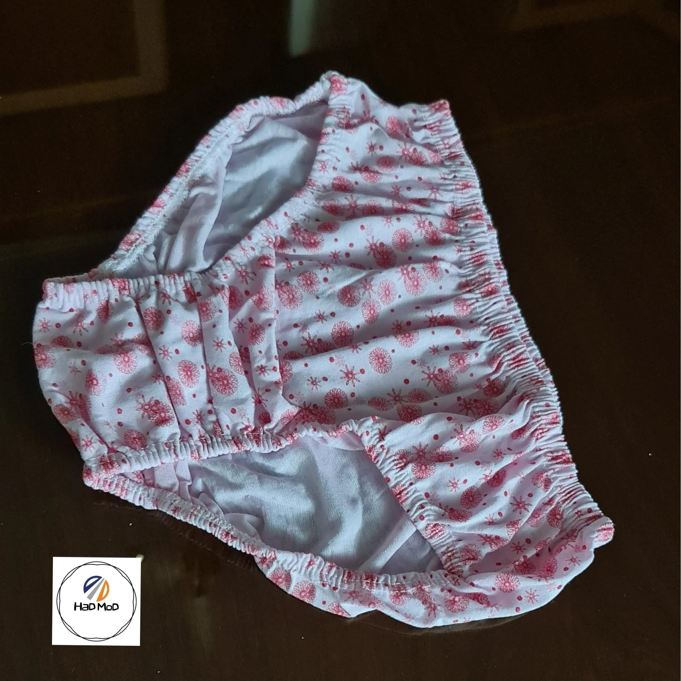 شورت نخی زنانه طرح دار سایز بزرگ 42 تا 52 — تصویر ۷