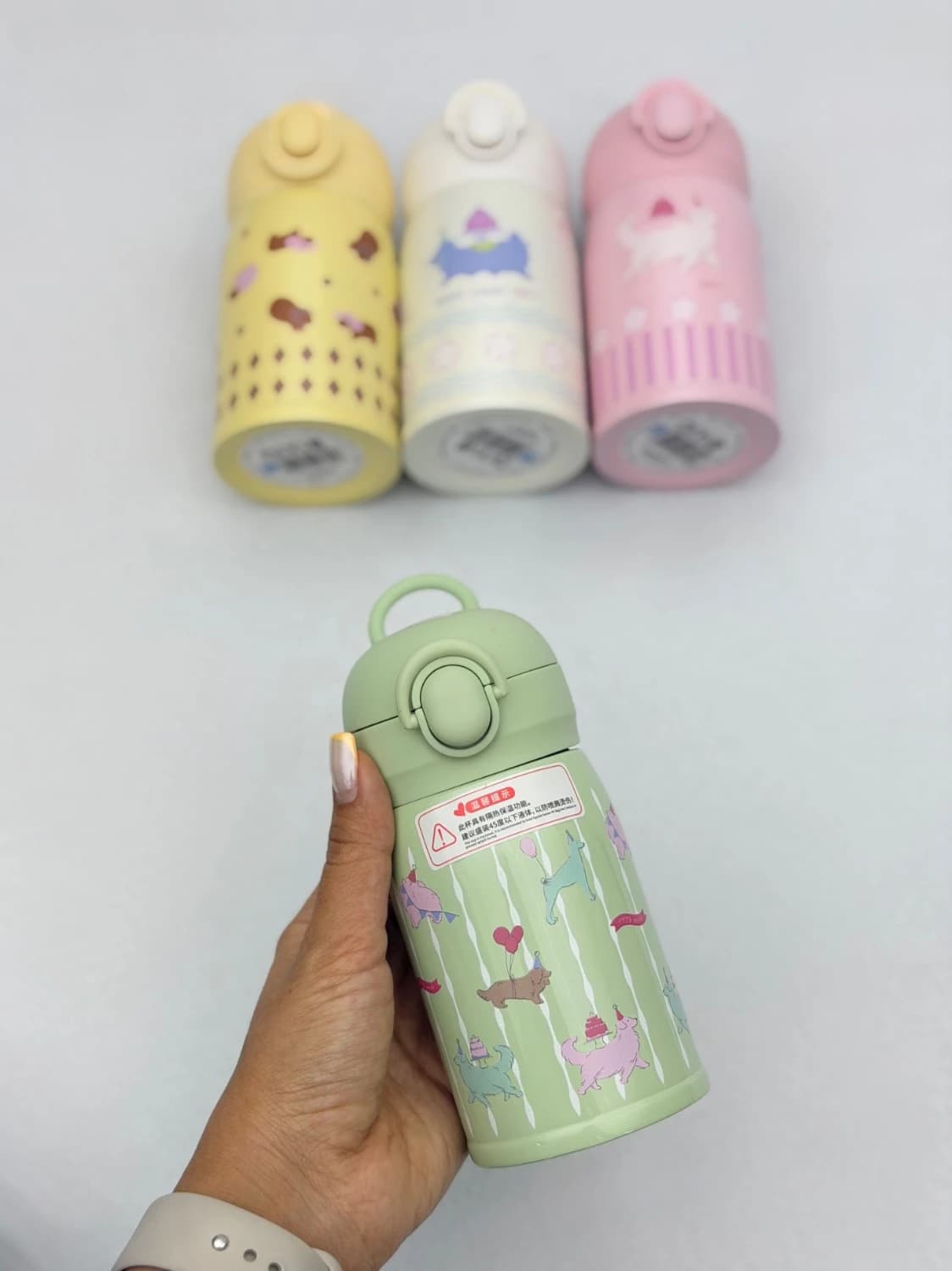 مینی فلاسک استیل فانتزی 220ml طرح حیوانات DIYI — تصویر ۱۲