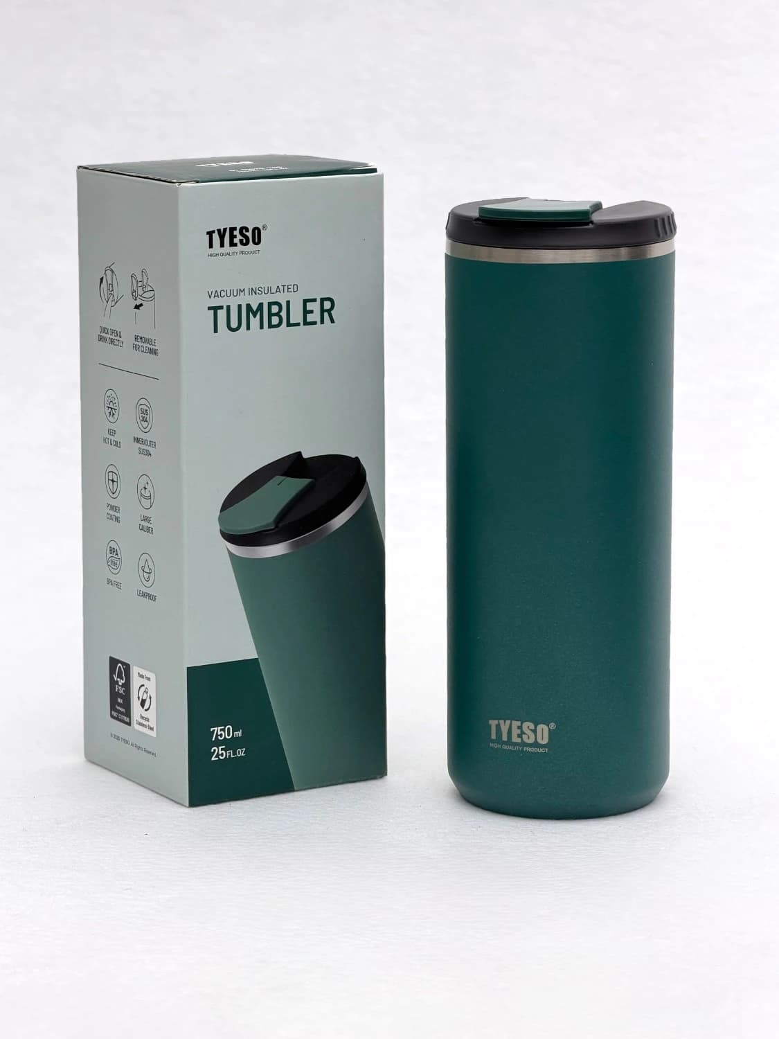 تراول ماگ استیل دوجداره تایسو 750ML — تصویر ۹