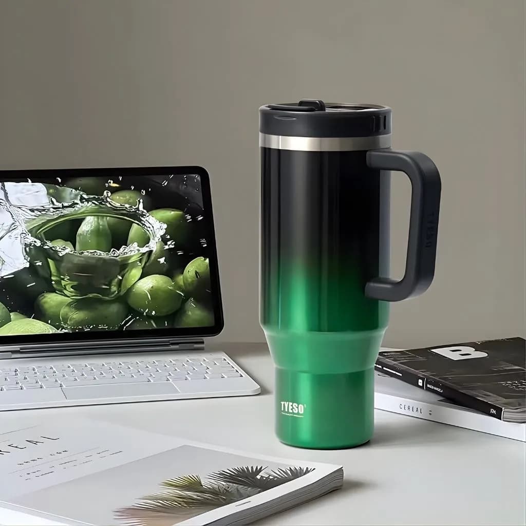 تامبلر استیل دسته دار تایسو 1200ml — تصویر ۴
