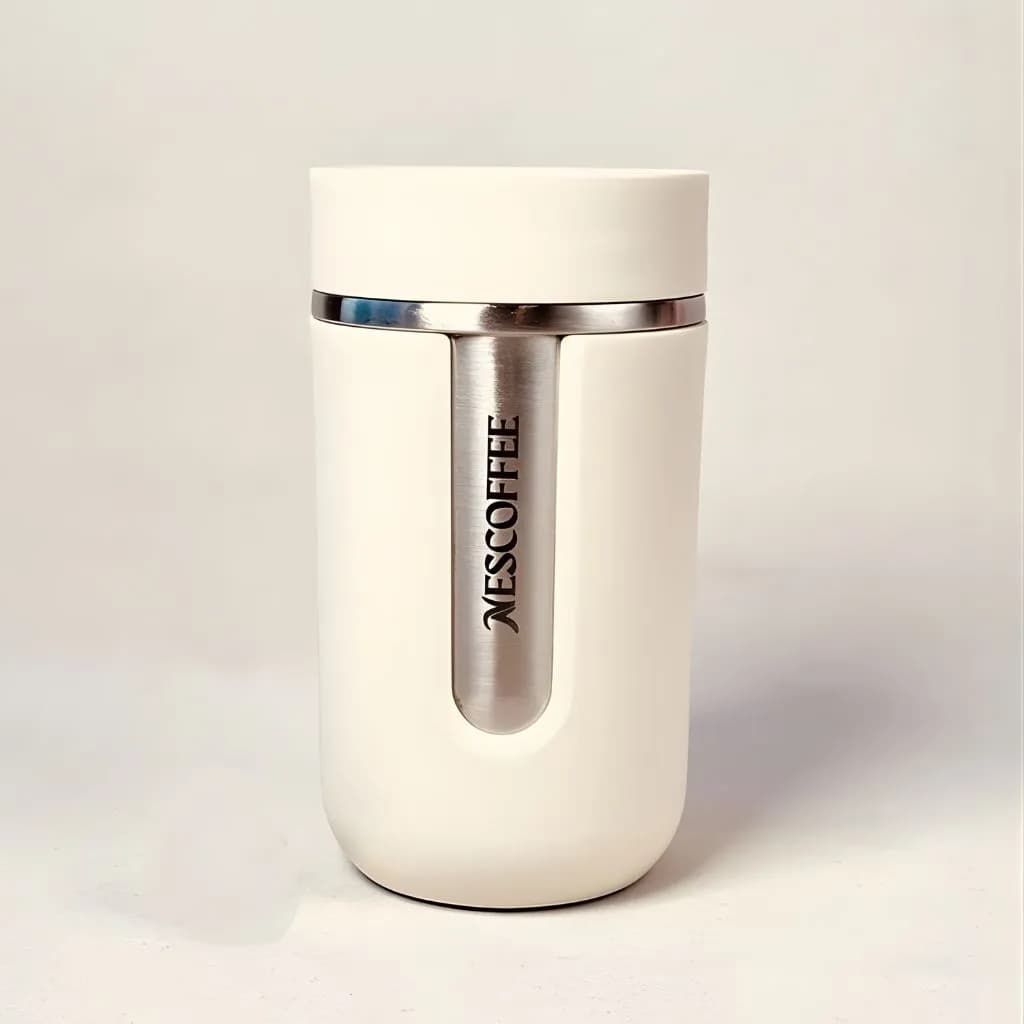 تراول ماگ ضد نشت طرح نسپرسو NESCOFFEE گنجایش 300ml — تصویر ۴