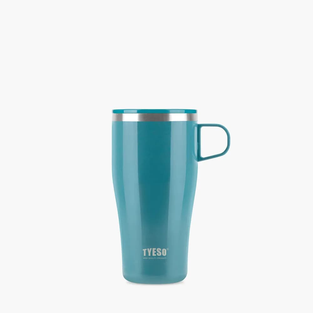 ماگ قهوه استیل دوجداره TYESO درب دار 500ml — تصویر ۴
