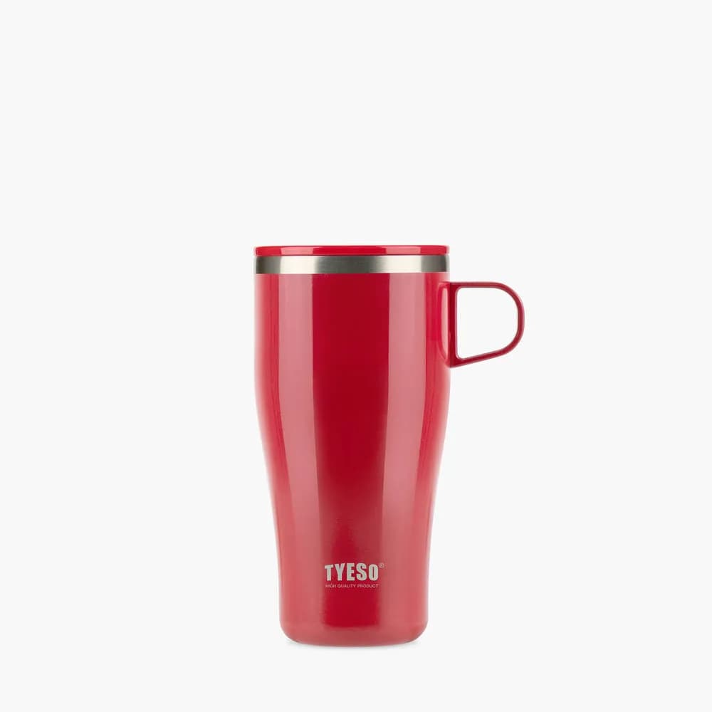 ماگ قهوه استیل دوجداره TYESO درب دار 500ml — تصویر ۲