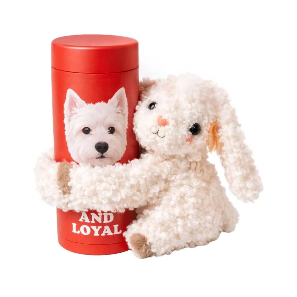 پک هدیه لاکچری تراول ماگ و عروسک LOVE TEDDY برند DIYI — تصویر ۲