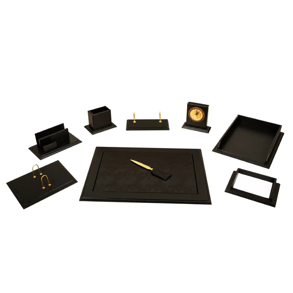 ست رومیزی تمام وکیوم مدیریتی 9 پارچه G509