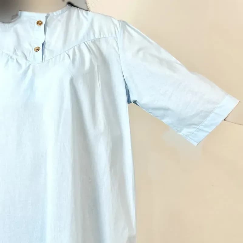 مانتو کفتان لینن بلند سایز بزرگ — تصویر ۷