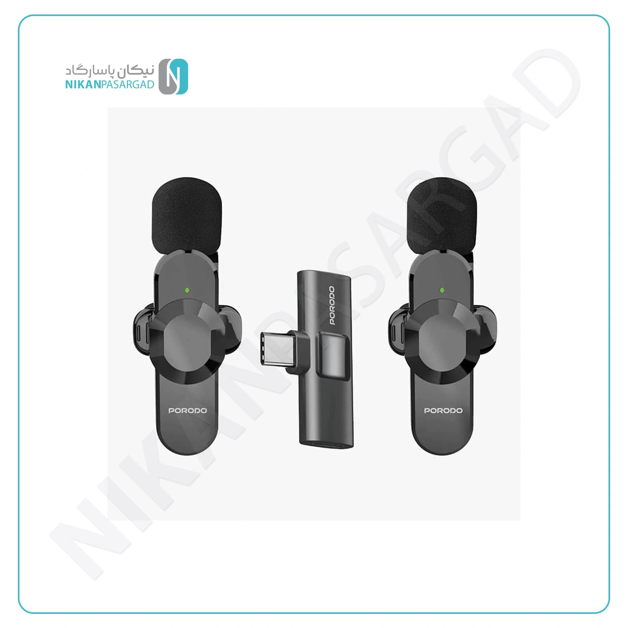 میکروفون یقه ای بی سیم پرودو مدل PD LAMPHF3 BK