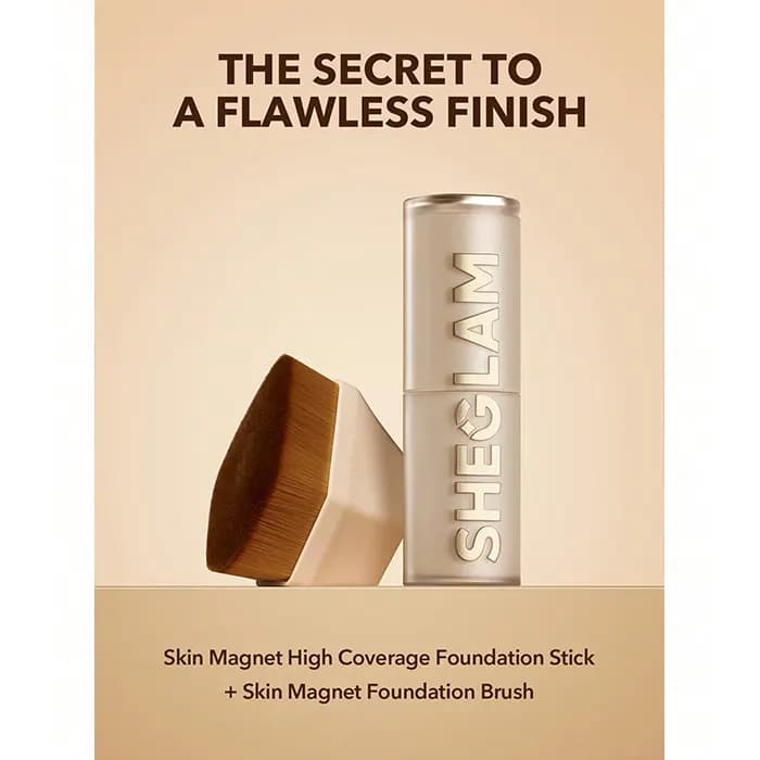 براش کرم پودر مگنتی شیگلم Sheglam Foundation Brush — تصویر ۷