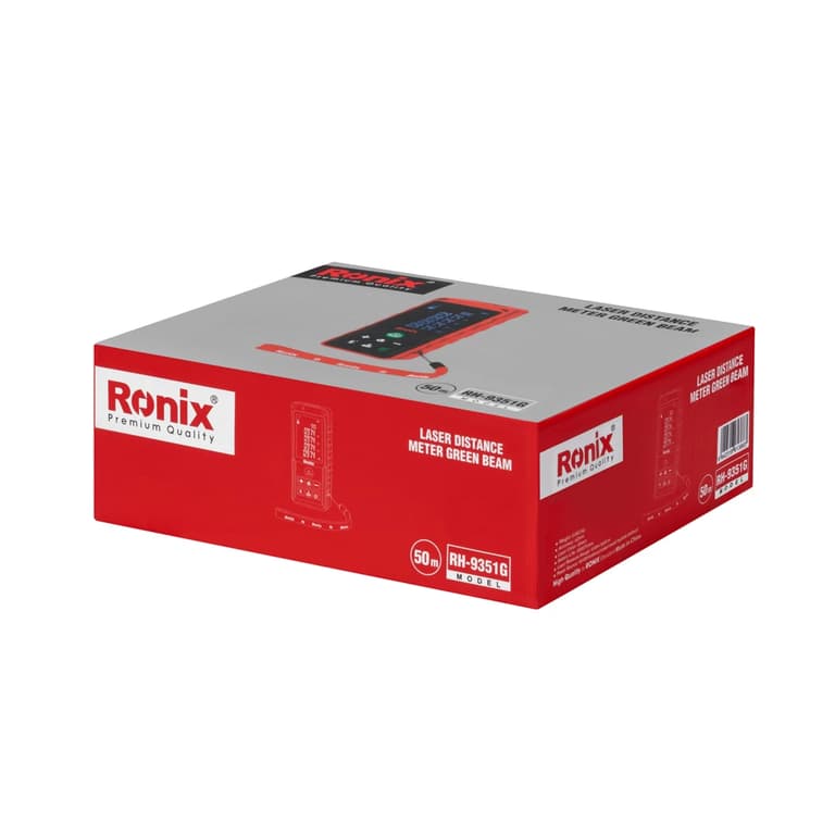 متر لیزری 50 متری چینی لیزر سبز رونیکس کد RH-9351G — تصویر ۲