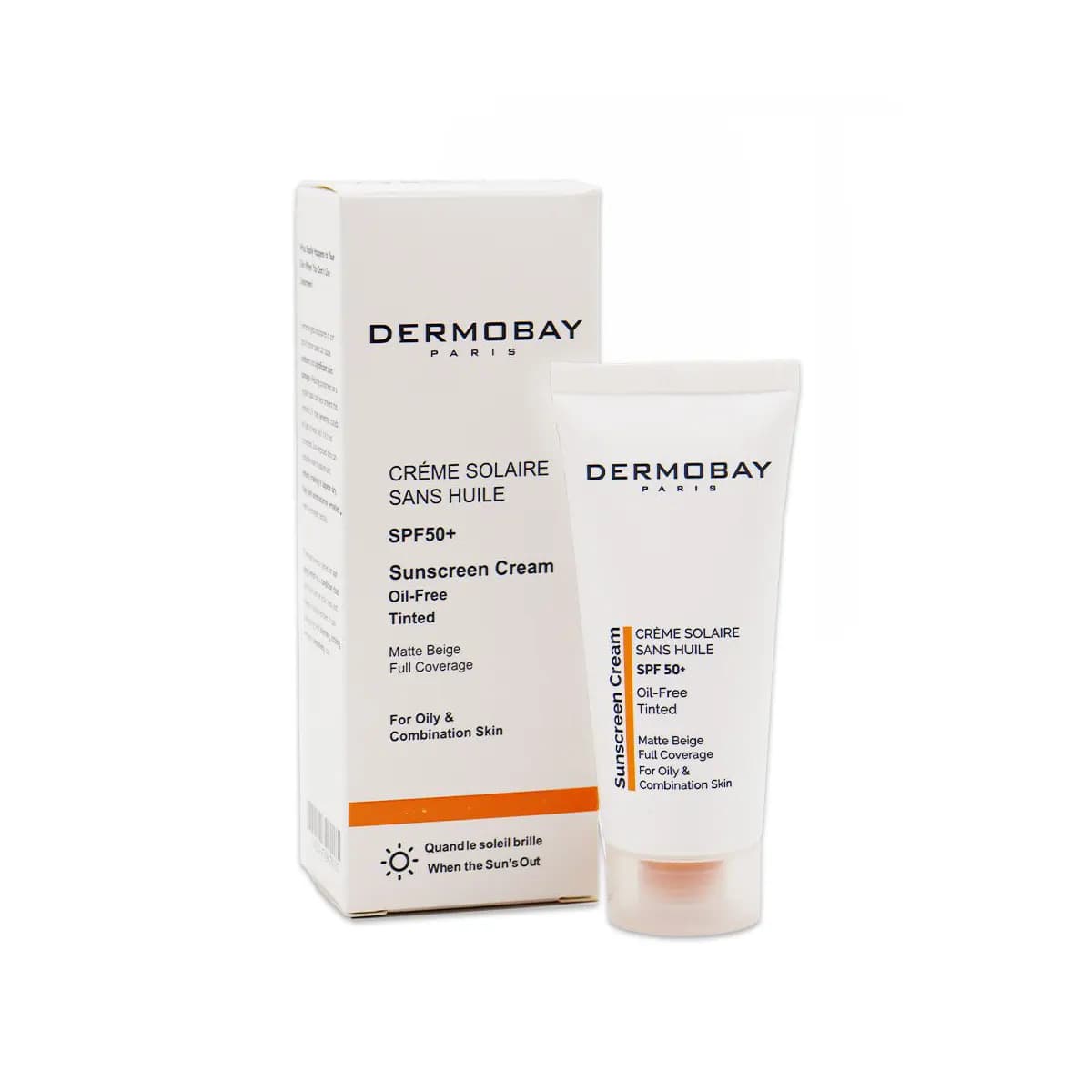 کرم ضد آفتاب رنگی پوست چرب SPF50 درموبای 40 میلی لیتر — تصویر ۷