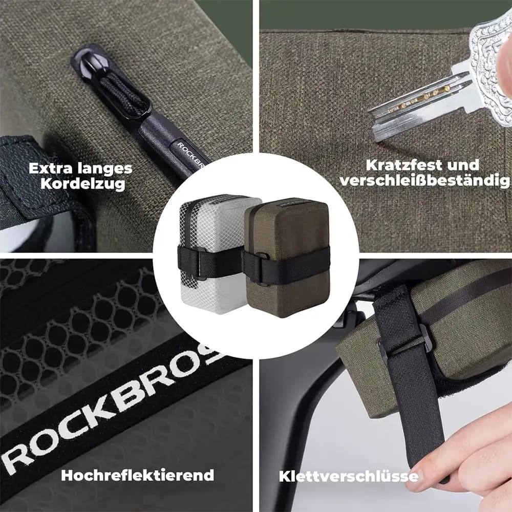 کیف زیر زین دوچرخه راکبراس ROCKBROS AS137 0.5L — تصویر ۴