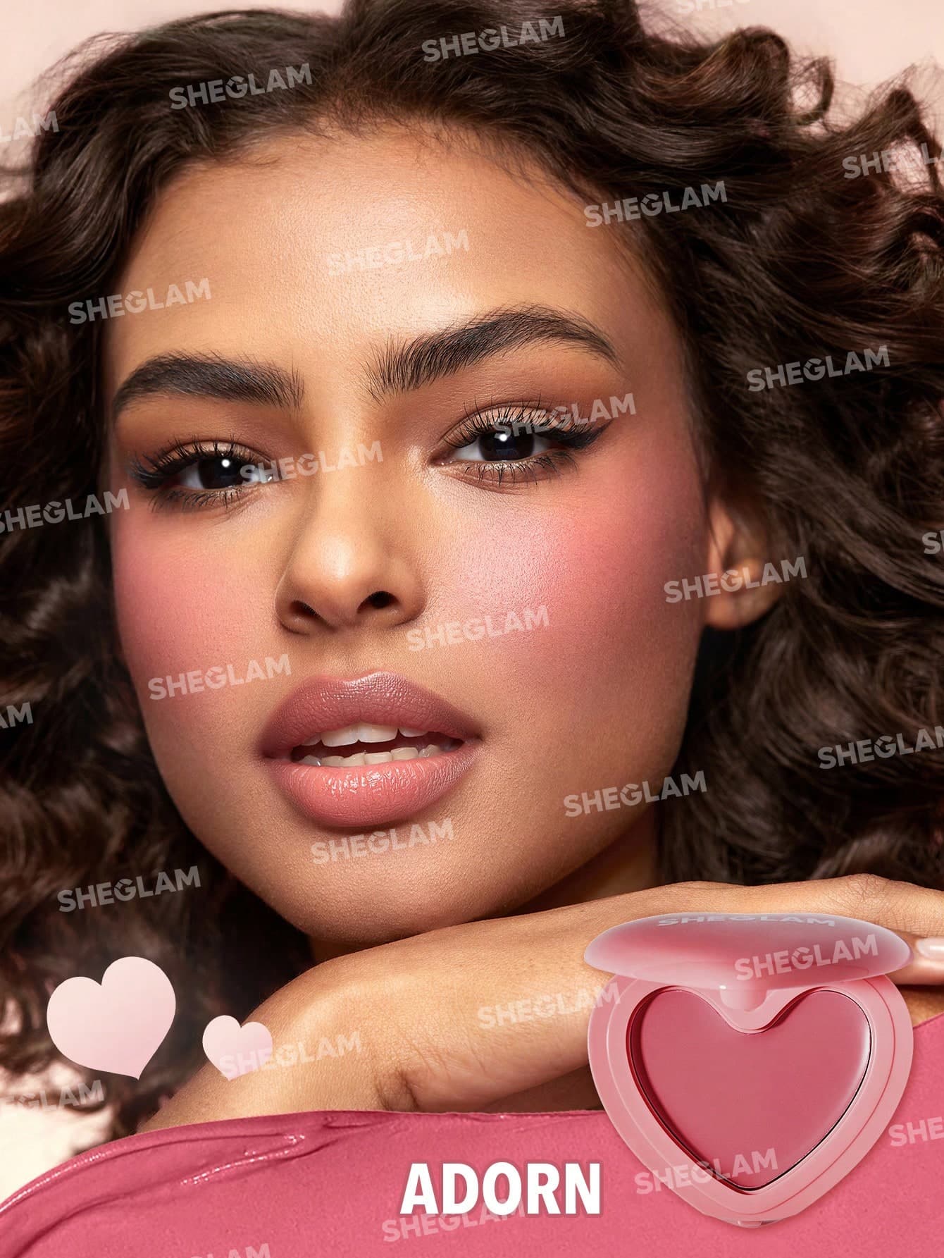 رژگونه کرمی شیگلم رنگ Sheglam adorn — تصویر ۶