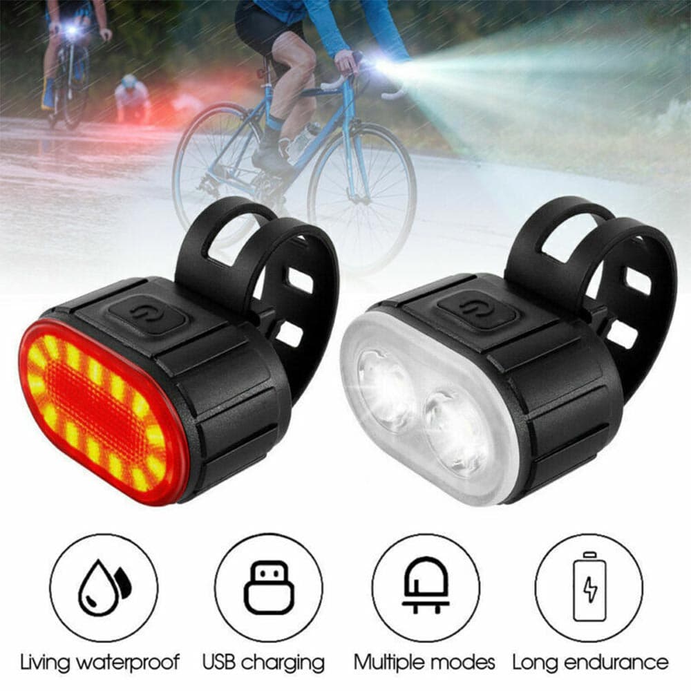 چراغ جلو و عقب شارژی دوچرخه BIKE TAIL LIGHT 078 — تصویر ۴
