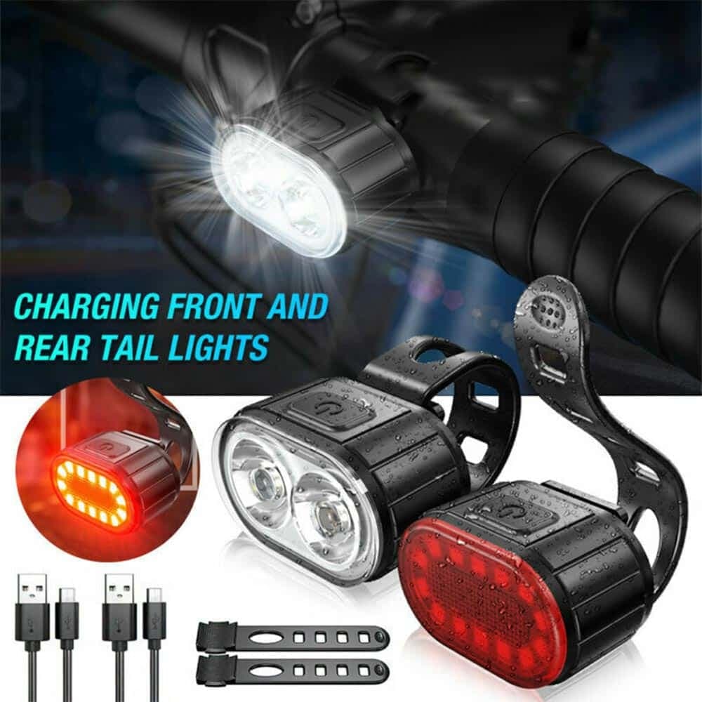 چراغ جلو و عقب شارژی دوچرخه BIKE TAIL LIGHT 078 — تصویر ۳
