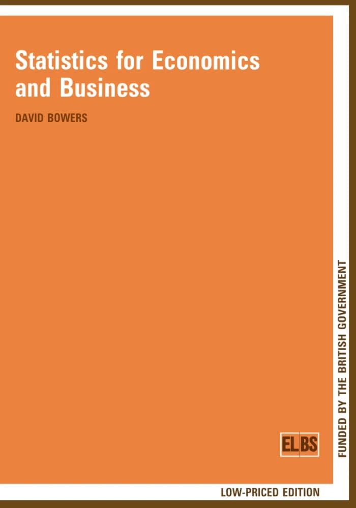 کتاب Statistics for Economics and Business (آمار برای اقتصاد و کسب‌وکار) نسخه انگلیسی PDF | دیوید باورز