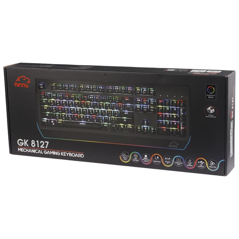 کیبورد گیمینگ تسکو GK 8127 — تصویر ۸