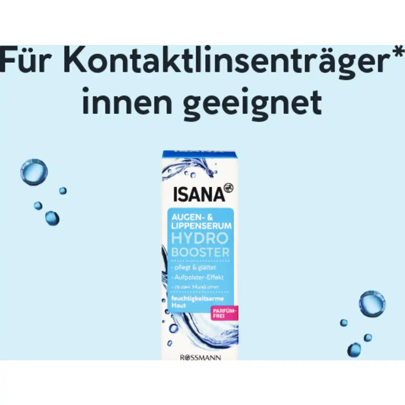 سرم آبرسان و تقویت کننده دور چشم و لب ایسانا Isana — تصویر ۵