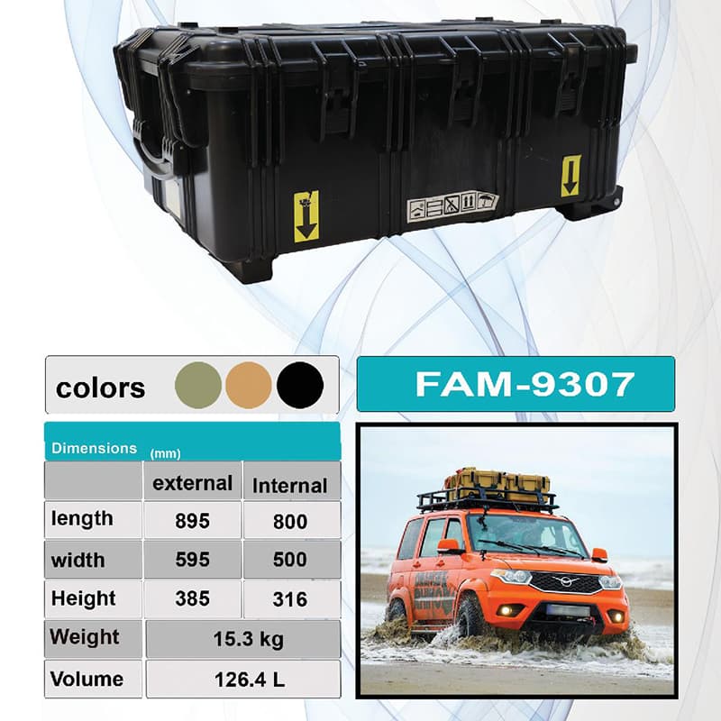 باکس پلیمری آفرود کینگ هاردکیس مدل FAM 800 — تصویر ۷